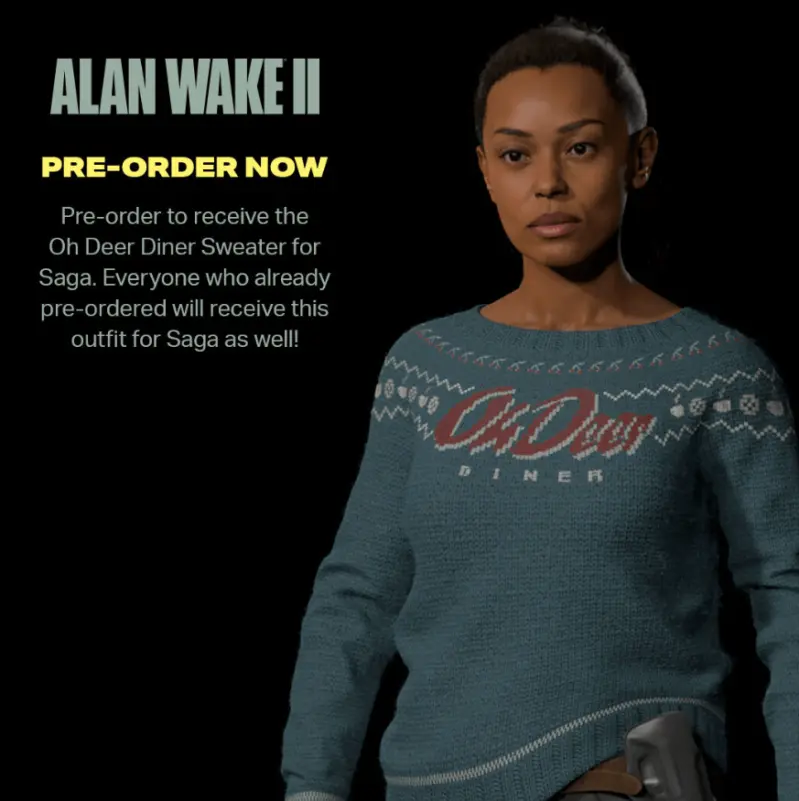 Новые подарки за предзаказ Alan Wake 2