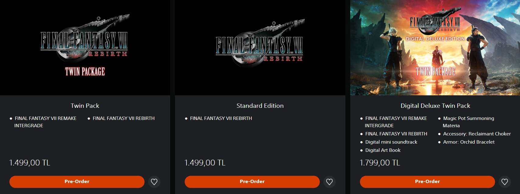 Открыли предварительные заказы Final Fantasy VII Rebirth